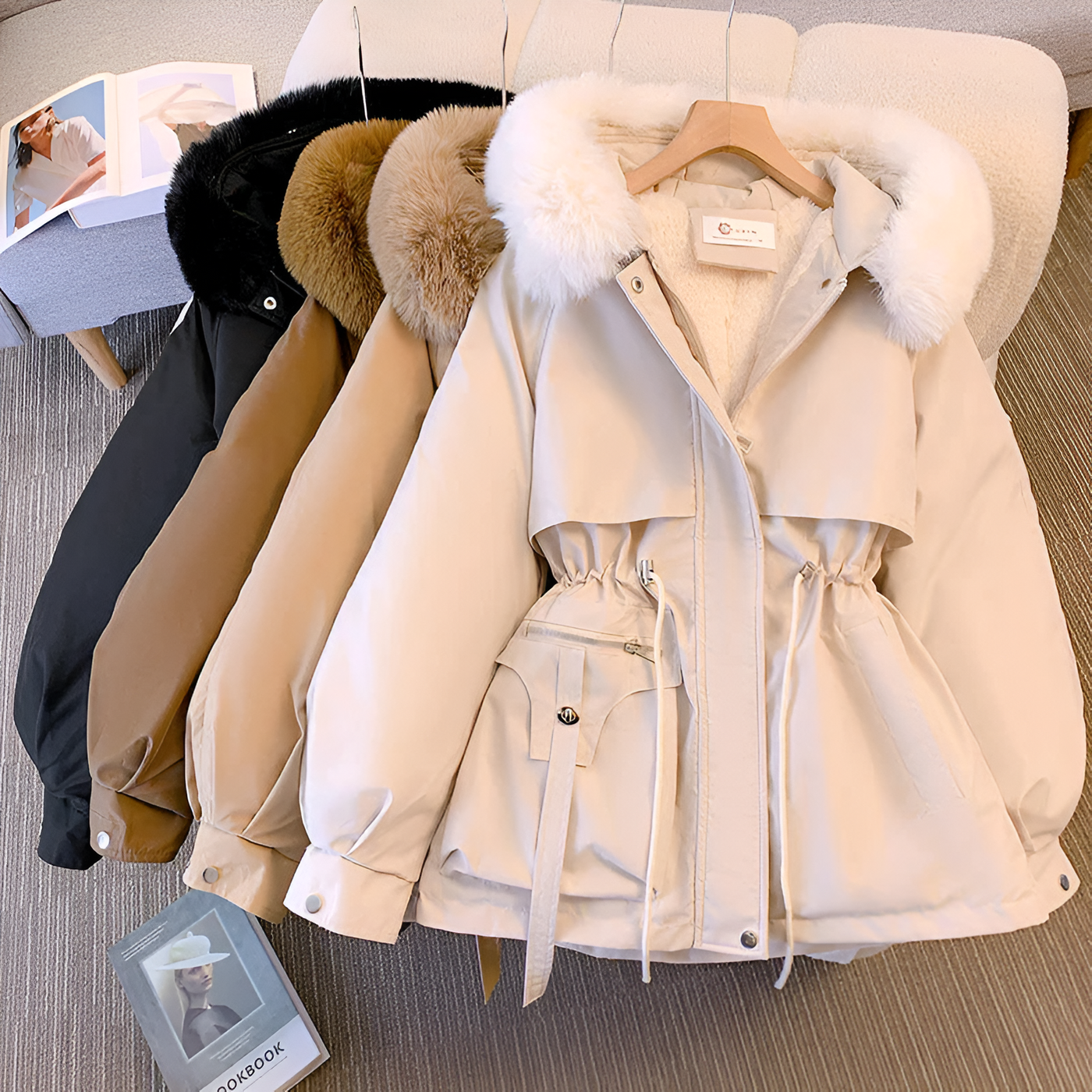 Eliona Elegante und warme Winterjacke